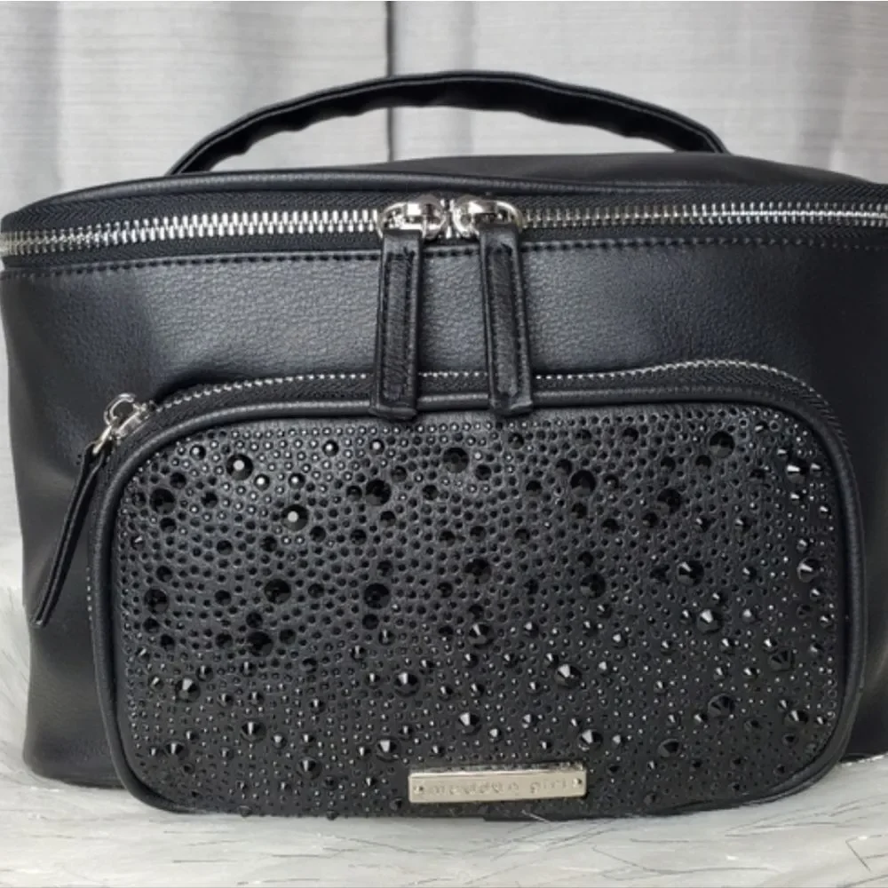 Madden Girl Rhinestone Large Cosmetic‎ Vanity Case
